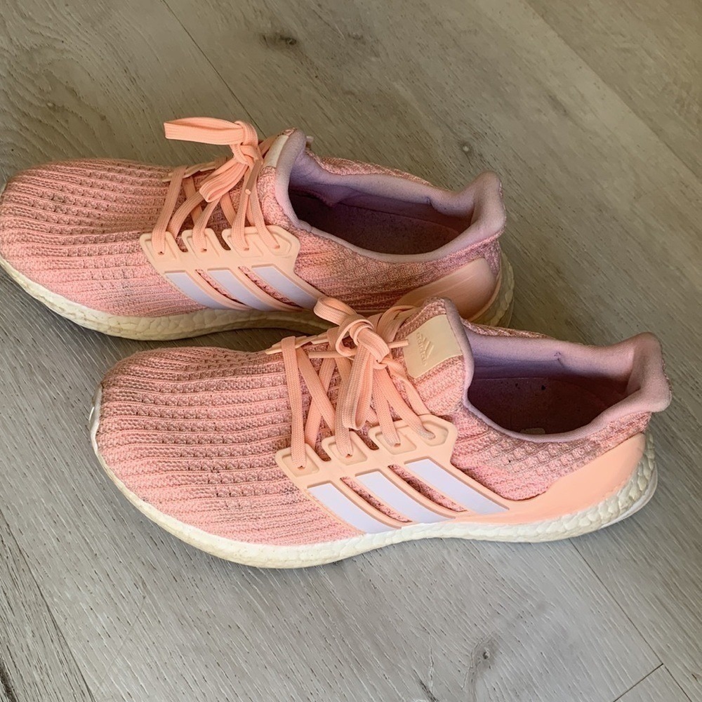 Adidas ultra boost‎ continental with white trim size 8 pink sneakers shoes - Picture 8 of 11